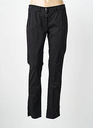 Pantalon chino țesătură poplin mărime normală negru VOODOO femeie
