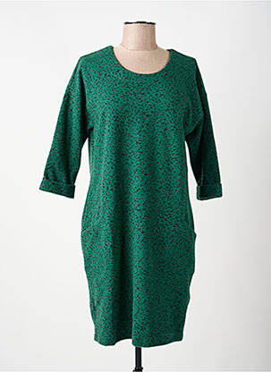 Rochie midi mâneci lungi mâneci lungi verde VOODOO femeie