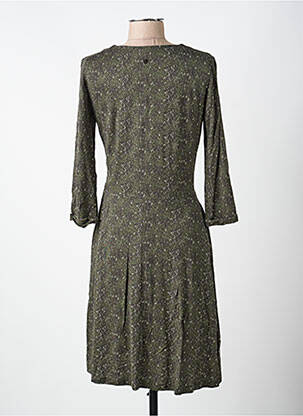 Rochie midi mâneci 3/4 mâneci 3/4 verde VOODOO femeie