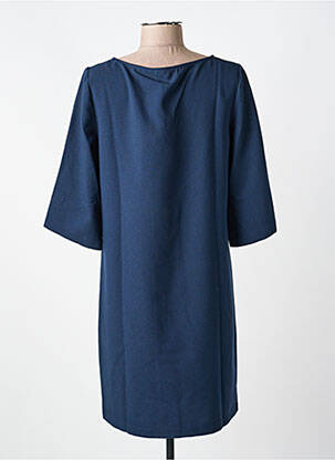 Rochie midi mâneci lungi mâneci lungi albastru VOODOO femeie