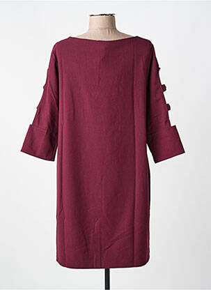 Rochie midi mâneci 3/4 mâneci 3/4 roșu VOODOO femeie