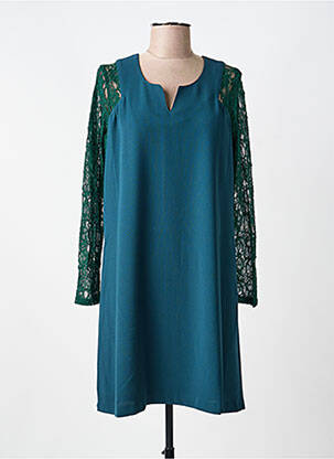 Rochie midi mâneci lungi mâneci lungi verde VOODOO femeie