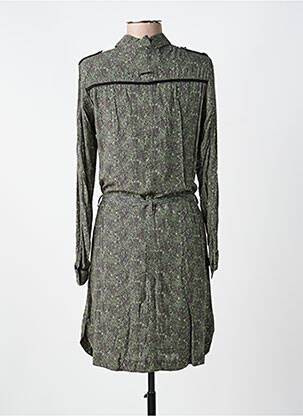 Rochie midi mâneci lungi mâneci lungi verde VOODOO femeie