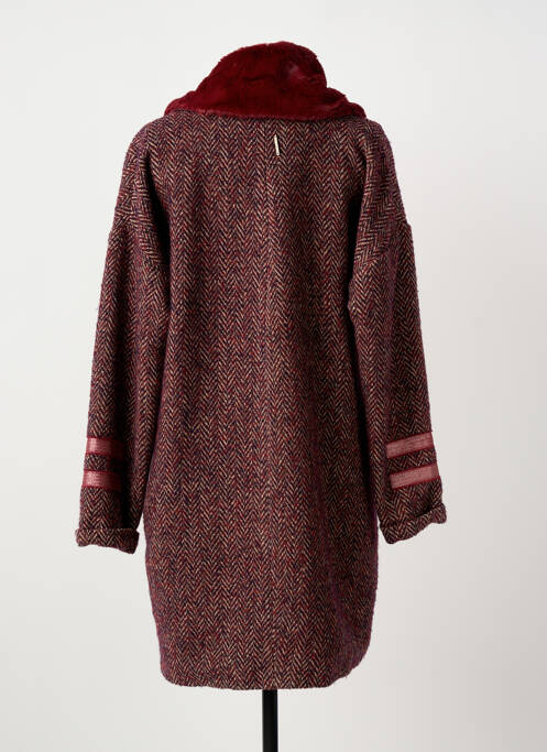 Palton lung roșu VOODOO femeie