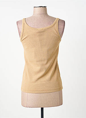 Tricou elasticitate bretele subțiri bej MM BY MAXMARA femeie