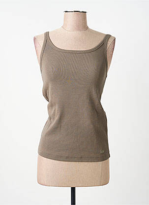 Tricou elasticitate bretele subțiri verde MM BY MAXMARA femeie