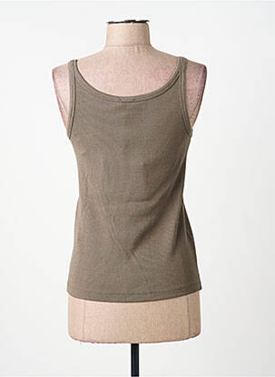 Tricou elasticitate bretele subțiri verde MM BY MAXMARA femeie