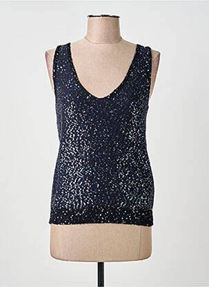Top elasticitate fără mâneci albastru WEEKEND MAXMARA femeie