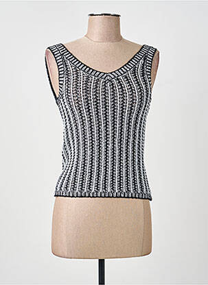 Top elasticitate fără mâneci negru MAX MARA femeie