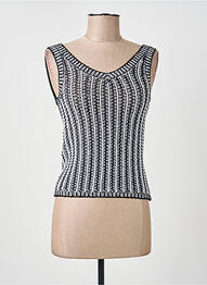 Top elasticitate fără mâneci negru MAX MARA femeie