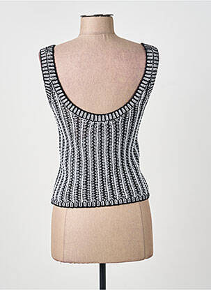 Top elasticitate fără mâneci negru MAX MARA femeie
