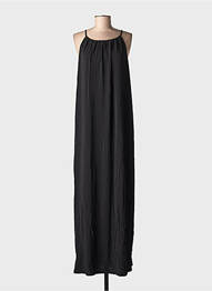 Rochie lungă fără mâneci fără mâneci negru MAX MARA femeie