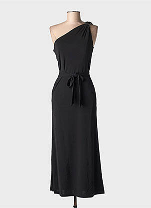 Rochie lungă fără mâneci fără mâneci negru MM BY MAXMARA femeie