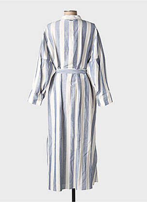 Rochie lungă mâneci lungi mâneci lungi albastru MAX MARA femeie
