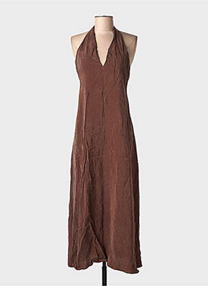 Rochie lungă maro PENNYBLACK femeie