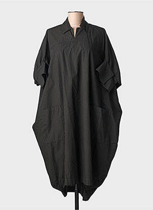 Rochie midi mâneci scurte mâneci scurte negru PIER ANTONIO GASPARI femeie