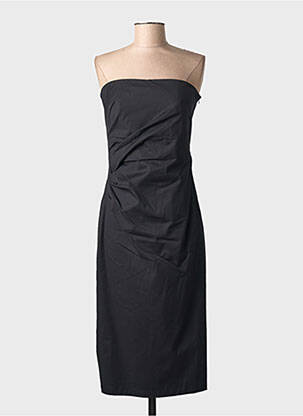 Rochie midi fără mâneci fără mâneci negru MAX MARA femeie