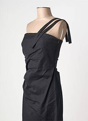 Rochie midi fără mâneci fără mâneci negru MAX MARA femeie