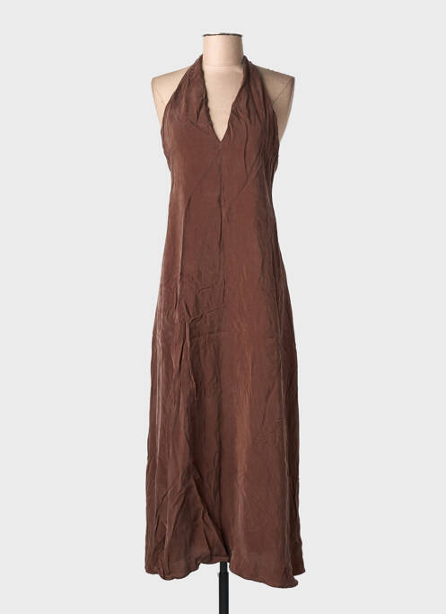 Rochie lungă maro PENNYBLACK femeie