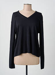 Pulover croială cambrată mâneci lungi negru MM BY MAXMARA femme