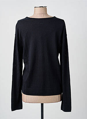 Pulover croială cambrată mâneci lungi negru MM BY MAXMARA femeie