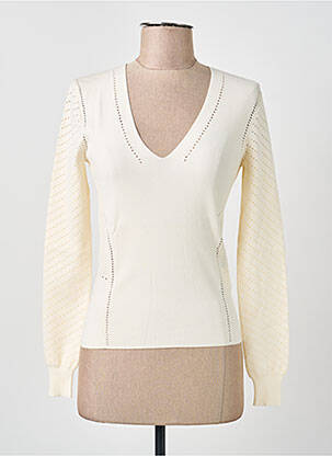 Pulover bej MAXMARA femeie