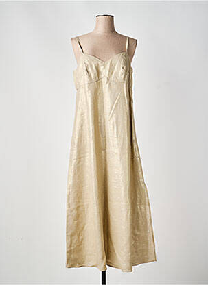 Rochie lungă auriu PENNYBLACK femeie