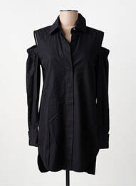Tunică mâneci lungi guler de bluză negru MAX MARA femme