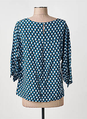 Bluză imprimeu fantezie mâneci 3/4 verde WEEKEND MAXMARA femeie