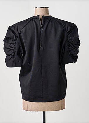 Top elasticitate mâneci scurte negru MAX MARA femeie