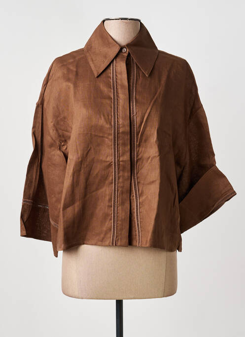 Cămașă maro MAXMARA femeie