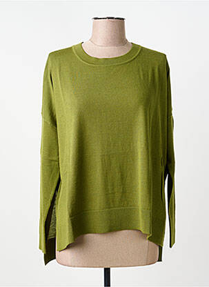 Pulover guler rotund mâneci lungi verde PENNYBLACK femeie