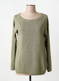 Pulover țesătură melanj mâneci lungi verde MM BY MAXMARA femme