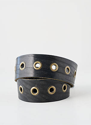 Curea efect material satinat negru YOLETE femeie