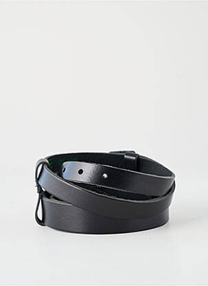 Curea efect material satinat negru YOLETE femeie