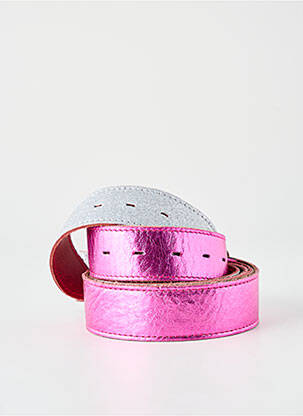Curea efect material satinat roz YOLETE femeie