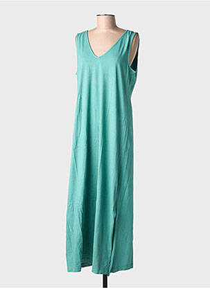 Rochie lungă fără mâneci fără mâneci verde MAISON ANJE femeie
