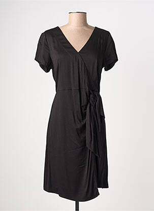 Rochie midi mâneci scurte mâneci scurte negru LOLA ESPELETA femeie