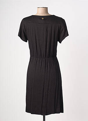 Rochie midi mâneci scurte mâneci scurte negru LOLA ESPELETA femeie
