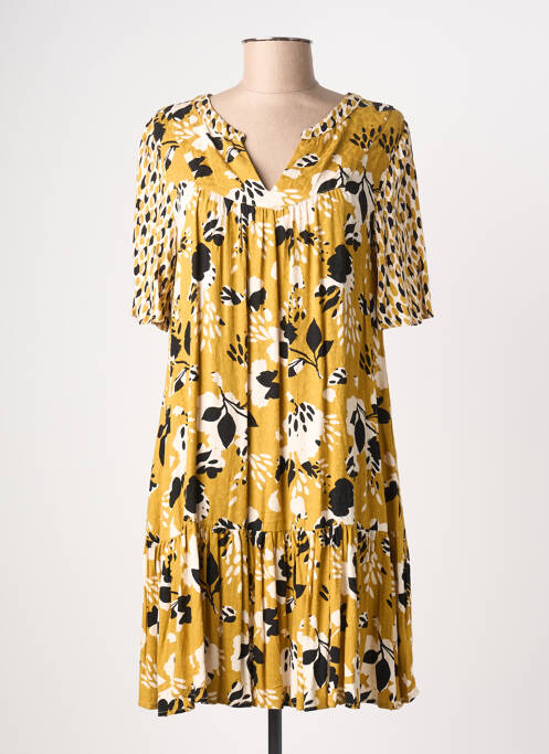 Rochie scurtă galben LOLA ESPELETA femeie