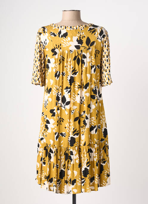 Rochie scurtă galben LOLA ESPELETA femeie