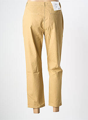Pantalon 7/8 țesătură poplin mărime normală maro LAB DIP PARIS femeie