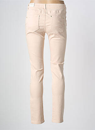 Pantalon slim țesătură poplin mărime normală roz SUD EXPRESS femeie