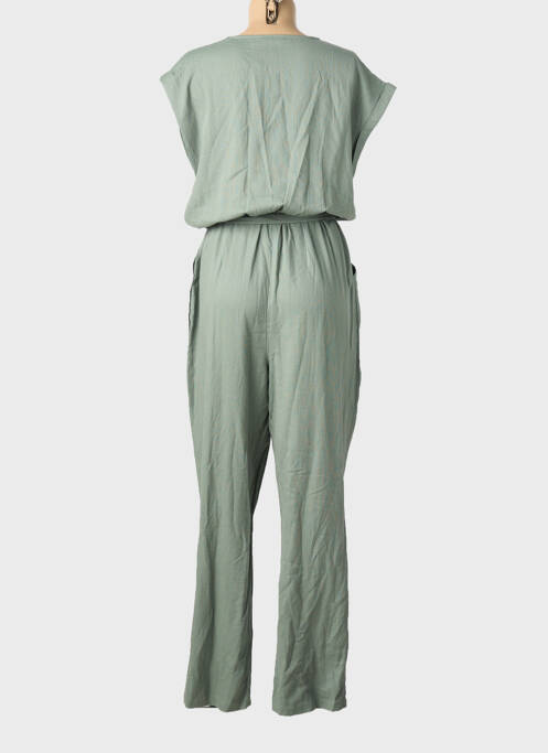 Salopetă-pantalon verde PIECES femeie