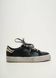 Adidași vârf rotund toc plat până la 3 cm negru NO NAME femme