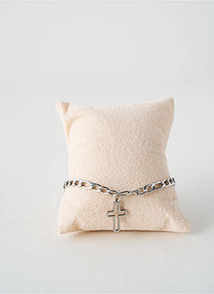 Brățară închidere cu închizătoare carabină argintiu TATA GISELE homme