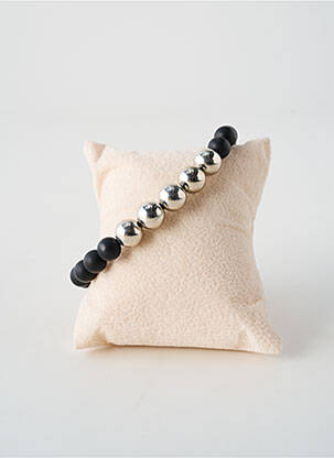 Brățară ornament cu mărgele negru TATA GISELE homme