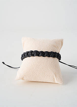 Brățară închidere cu cataramă deployantă negru TATA GISELE homme