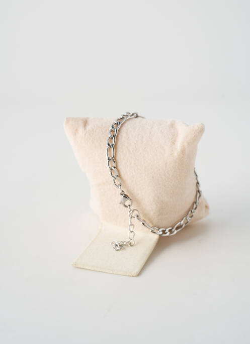 Brățară închidere cu închizătoare carabină argintiu TATA GISELE homme