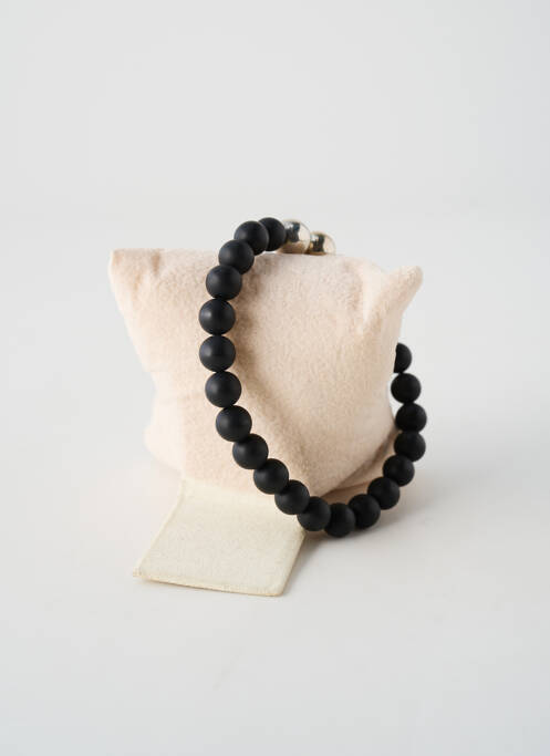 Brățară ornament cu mărgele negru TATA GISELE homme